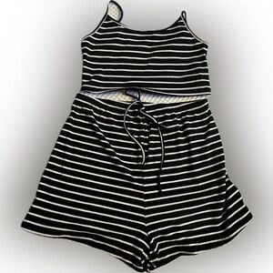 SHEIN Monochrome Striped Set maternity small
